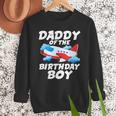 Dad Of The Birthday Boy Airplane Men Sweatshirt