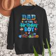 Dad Of The Birthday Boy Aquarium Sea Animals Matching Men Sweatshirt Dad Of The Birthday Boy Aquarium Sea Animals Matching Men Sweatshirt