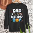 Dad Of The Birthday Boy Astronaut Family Space Planets Men Sweatshirt