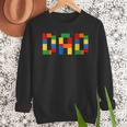 Dad Of The Birthday Boy Building Blocks Bricks Builder Men Sweatshirt