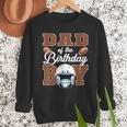 Dad Of The Birthday Boy Football Party Family Matching Men Sweatshirt