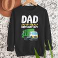 Dad Of The Birthday Boy Garbage Truck Birthday Party Men Sweatshirt
