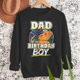 Dad Of Birthday Boy Kids Reptile Birthday Party Men Sweatshirt