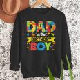 Dad Of The Birthday Boy Master Builder Kids Building Blocks Men Sweatshirt