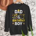 Dad Of The Birthday Boy Matching Construction Crew B-Day Men Sweatshirt