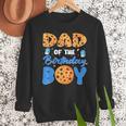 Dad Of The Birthday Boy Milk And Cookies 1 Year Old Men Sweatshirt