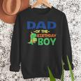 Dad Of The Birthday For Boy Saurus Rex Dinosaur Party Men Sweatshirt