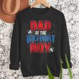 Dad Of The Birthday Boy Spider Web Birthday Party Matching Men Sweatshirt