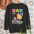 Dad Of The Birthday Capybara Girl Bday Party Family Men Sweatshirt Dad Of The Birthday Capybara Girl Bday Party Family Men Sweatshirt