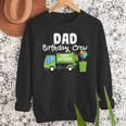 Dad Birthday Crew Garbage Truck Birthday Party T-Shirt Men Sweatshirt