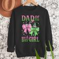 Dad Of The Birthday Girl Coquette Matching Family Party Men Sweatshirt