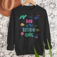 Dad Of The Birthday Girl Under Sea Theme Matching Family Men Sweatshirt