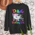 Dad Of The Birthday Girl Skater Roller Skate Family Party Men Sweatshirt