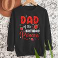 Dad Of The Birthday Princess Strawberry Theme Bday Party Men Sweatshirt