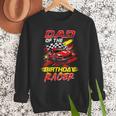 Dad Of The Birthday Racer Race Car Party Family Matching Men Sweatshirt