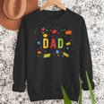 Dad Building Blocks Birthday Boy Men Sweatshirt