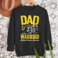 Dad Of A Childhood Cancer Warrior Childhood Cancer Awareness Men Sweatshirt
