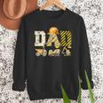 Dad Construction Excavator Kids Matching Family Party Men Sweatshirt