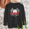 Dad Daddy Pit Crew Race Car Birthday Racing Party Men Sweatshirt