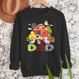 Dad Farm Animal Birthday Family Matching Party Men Sweatshirt
