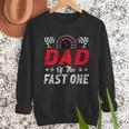 Dad Of The Fast One 1st Birthday Racing Car Family Men Sweatshirt