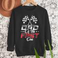 Dad Of The Fast One First Birthday Racing Car Family Men Sweatshirt