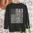 Dad Grandpa Veteran Great Grandpa Men Sweatshirt