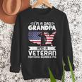 Dad Grandpa Veteran Nothing Scares Patriotic Veterans Day Men Sweatshirt