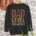 Dad Level Unlocked Father To Be New Daddy Men Sweatshirt