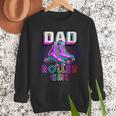 Dad Of Roller Girl Roller Skating Birthday Matching Family Men Sweatshirt