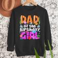 Dad Under Sea Birthday Party Girls Ocean Sea Animals Themed Men Sweatshirt