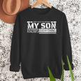 Dad Shirt From Son Men Fathers Day Dad Men Sweatshirt