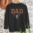 Dad Skull Fathers Day Shirt Western Rodeo Family Matching Men Sweatshirt