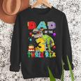Dad Of The Three Rex 3Rd Birthday Boy Dinosaur T-Rex Men Sweatshirt
