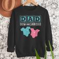 Dad Of Twins Family Daddy Fathers Day Future Parents Men Sweatshirt