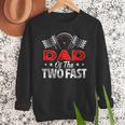 Dad Of The Two Fast Second Birthday Racing Car Family Men Sweatshirt Dad Of The Two Fast Second Birthday Racing Car Family Men Sweatshirt