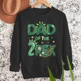 Dad Of The Two Rex Birthday Dinosaur Family Matching Men Sweatshirt