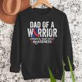 Dad Of a Warrior CHD Congenital Heart Defect Awareness CHD Men Sweatshirt