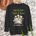Dad Of The Wild One 1st Birthday Safari Family Matching Men Sweatshirt