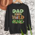 Dad Of The Wild One Birthday Family Matching Party Decor Men Sweatshirt