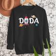Dada Of The Birthday Boy Space Astronaut 1st Birthday Family Men Sweatshirt