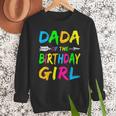 Dada Of The Birthday Girl Retro 80's Party Shirt Men Sweatshirt