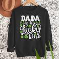 Dada Of The Lucky One First Birthday St Patrick's Day Men Sweatshirt