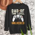 Daddy Again Leveled Up To Dad Of 2 Gamer Dad Level Unlocked Men Sweatshirt Daddy Again Leveled Up To Dad Of 2 Gamer Dad Level Unlocked Men Sweatshirt