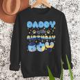 Daddy Of The Bday Boy Blue Dog Theme Party Family Matching Men Sweatshirt Daddy Of The Bday Boy Blue Dog Theme Party Family Matching Men Sweatshirt