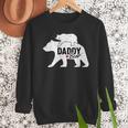 Daddy Bear Fathers Day Cute Baby Cub Papa Dad-a Pops Small Men Sweatshirt