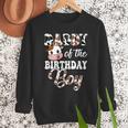 Daddy Of The Birthday Boy Cow Farm 1St Birthday Boy Men Sweatshirt Daddy Of The Birthday Boy Cow Farm 1St Birthday Boy Men Sweatshirt