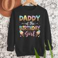 Daddy Of The Birthday Girl Ice Cream Lover Party Men Sweatshirt