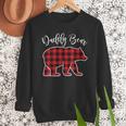 Daddy Dad Bear Pajama Red Buffalo Xmas Family Christmas Men Sweatshirt