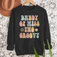 Daddy Dad Two Groovy Second Birthday Retro 2nd Bday Party Men Sweatshirt